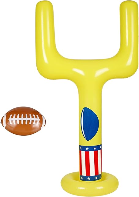 The Inflatable Jumbo Football Set with Goal, Ball and Accessories for Outdoor Practice and Fun