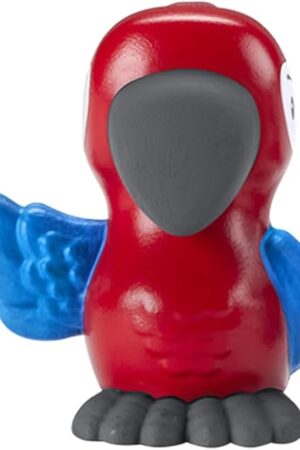 The Replacement Red and Blue Parrot Bird Figure for Fisher-Price Little People Noah's Ark Playset - HNG03 ~ Works with Other Sets Too ~ Children's Bible Story Playset Figure