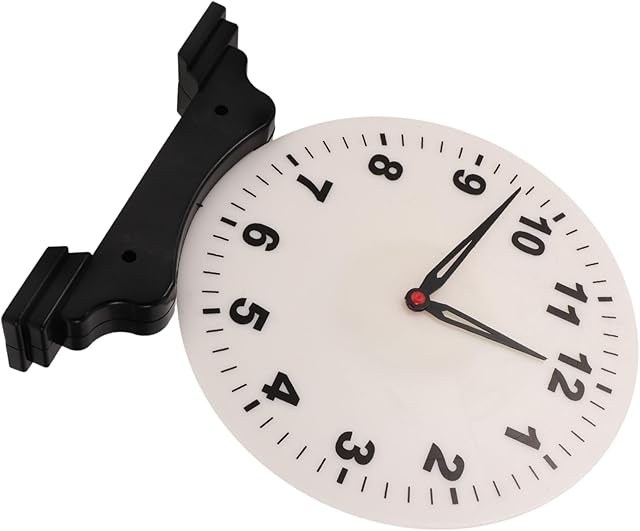 The VANZACK Learning Clock Model Creative Teaching Tool for Elementary Education Unique Two Hand Design Engaging Classroom Aid for Cognition and Fun Learning Activities