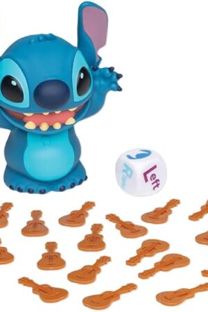 The PlayMonster Laughing Stitch Dice Games – Family Games, Kids Games, Travel Games, Dice Set, Disney Stitch Toys, Make Sure to Pass Stitch Fast, Family Games for Kids and Adults, Multi-Player, Ages 6+