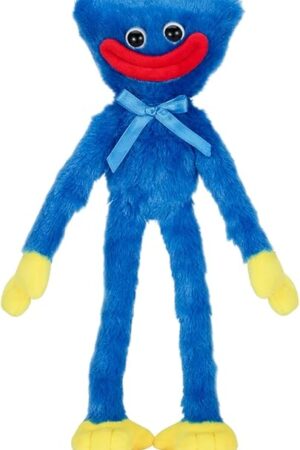 The Poppy Playtime Smiling Huggy Wuggy Plush (14'' Tall, Series 1) [Officially Licensed], MP7701