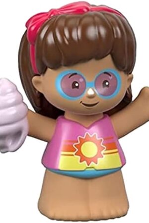 The Replacement Part for Fisher-Price Little People Travel Together Friend Ship Playset - FHD92 ~ Replacement Girl Mia Figure ~ Holding Seashell