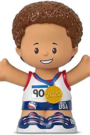 The Replacement Part for Fisher-Price Little People Collector Edition Set of Team USA - GRG18 ~ Inspired by Olympics ~ Gold Medal Winner Toy ~ Track & Field