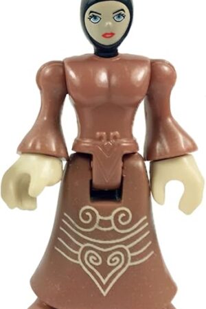 The Replacement Figure for Imaginext Power Rangers Playset DFX62 - Rita Repulsa and Finster ~ Replacement Rita Repulsa Figure, Brown