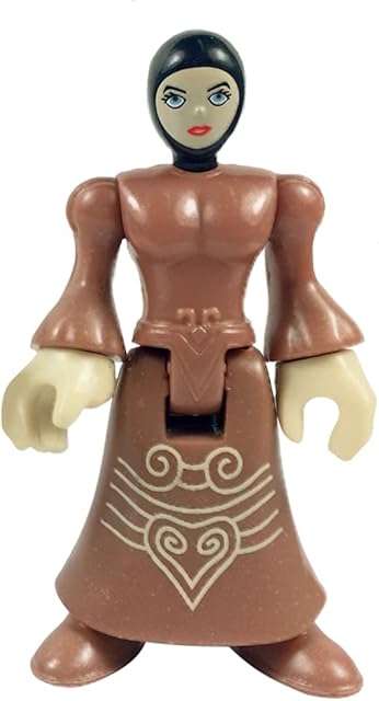 The Replacement Figure for Imaginext Power Rangers Playset DFX62 - Rita Repulsa and Finster ~ Replacement Rita Repulsa Figure, Brown