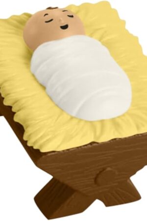 The Replacement Part for Fisher-Price Little-People Christmas Nativity Playset - HPP89 ~ Replacement Baby Jesus in The Manger Figure