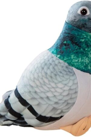 The Pigeon Plush Toy - Simulation Rock Columba Rupestris Stuffed Animal, Cute Rock Pigeon Plush Toy as Gift for Your Friends Kids Birthday Christmas Giftware 8 inches (Pigeon)