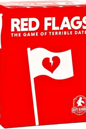 The Red Flags: The Game of Terrible Dates | Funny Card Game/Party Game for Adults, 3-10 Players | by Jack Dire, Creator of Superfight