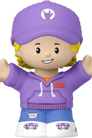 The Replacement Part for Collectible Fisher-Price Little People School Sports Playground Playset HXH06 – Replacement Blonde Eddie Boy Figure Wearing Baseball Cap and Sweatshirt