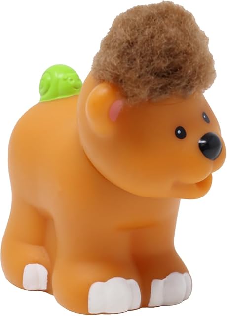 The Fisher-Price Replacement Part for Collectible Little People Noah's Ark or Zoo Playset K0475 - Replacement Female Lioness Figure with Touch and Feel Head and Tail