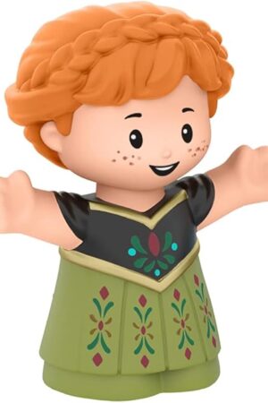 The Replacement Part for Fisher-Price Little People Anna in Arendelle Playset - HCC44 ~ Replacement Princess Anna Figure ~ Wearing Green Dress