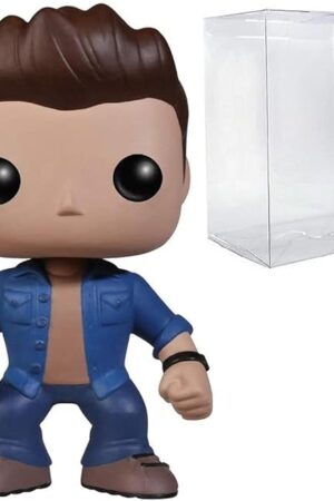 The POP Supernatural - Dean Winchester Funko Vinyl Figure (Bundled with Compatible Box Protector Case), Multicolored, 3.75 inches
