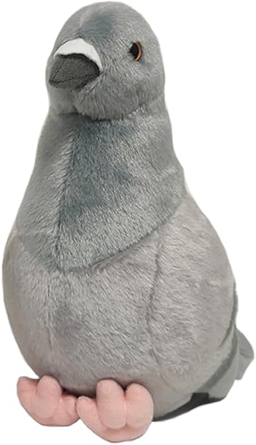 The JIANEEXSQ Realistic Pigeon Stuffed Animal Plush Toy, Soft Dove Bird Stuffed Toys Doll Birthday Gift Decor