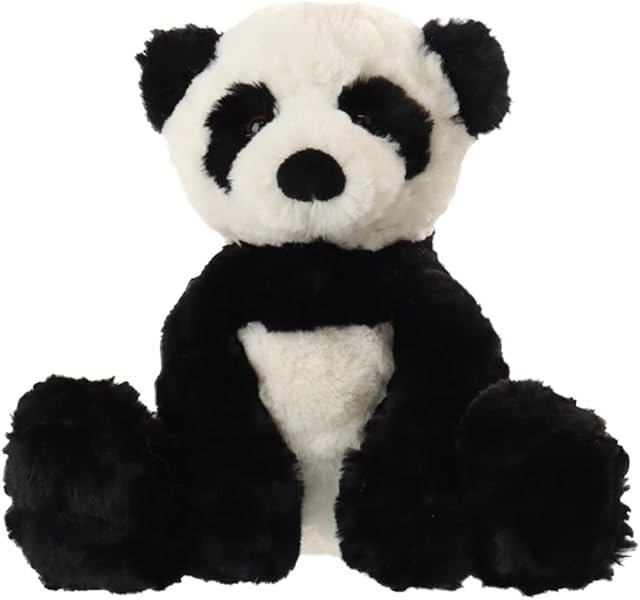 The Apricot Lamb Toys Plush Panda Bear Stuffed Animal Soft Cuddly Perfect for Child Black and White Panda