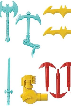 The Replacement Parts for Imaginext Batcave - GMP48 ~ DC Superfriends Super Surround Bat Cave ~ Includes Tools, Launcher and 4 Projectiles,Blue, Yellow, Red