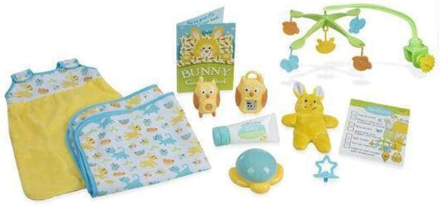 The Melissa & Doug Mine to Love Bedtime Play Set for Dolls with Night-Light, Baby Monitors, Mobile, More (11 pcs)