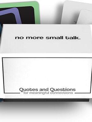 The Quotes & Questions for Meaningful Connections - Conversation Card Game by Nicholas John