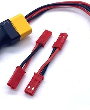 The REEFS RC XT60 Dual JST Connector w/ 2 Male-Male Adaptors SEHREEFS121 Servo Accessories