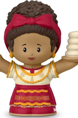 The Replacement Part for Little People Encanto Playset - HMX75 ~ Mirabel's Cousin Delores Holding a Plate of Cakes