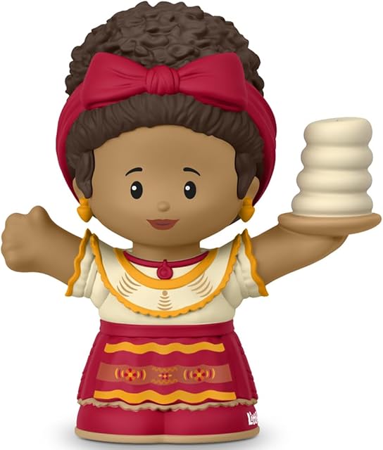 The Replacement Part for Little People Encanto Playset - HMX75 ~ Mirabel's Cousin Delores Holding a Plate of Cakes