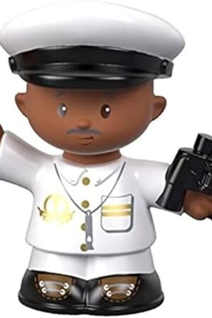 The Replacement Captain Beau Figure Holding Binoculars for Fisher-Price Little People Travel Together Friend Ship Playset - FHD92