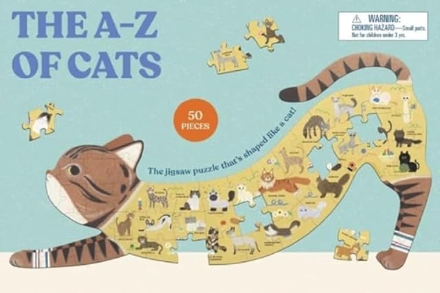 The Laurence King The A to Z of Cats 50 Piece Puzzle