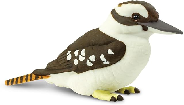 The Safari Ltd. Kookaburra Figurine - Realistic 3" Bird Figure - Educational Toy for Boys, Girls, and Kids Ages 3+