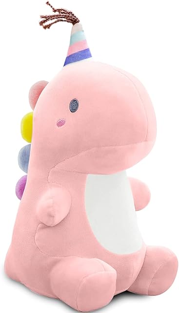 The 10in Dinosaur Plush Toys, Cute Stuffed Animal Toy, Soft Dinosaurs Plush Doll Gifts for Boys Girls Adults Christmas Birthday Gifts Perfect Present