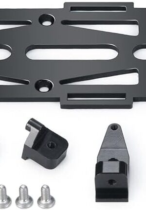 The RCLIONS Aluminum Alloy Battery Tray Holder for Axial SCX24 AXI90081 AXI00001 1/24 RC Crawler Car Upgrades
