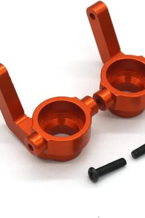 The RC Parts for ZD for Racing DBX-10 10427S 9106S 1:10 RC Remote Control Car Desert Off-Road Vehicle Metal Upgrade Accessories Steering Cup 7186(Orange)
