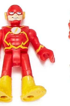 The Replacement Part for Imaginext DC Super-Friends Super-Hero vs. Super-Villan Battles Playset - Poseable The Flash Figure ~ Includes Weapon ~ Works Great with Other playsets Too!