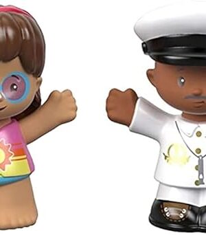 The Replacement Parts for Fisher-Price Little People Travel Together Friend Ship - FHD92 ~ Replacement Captain Beau and Mia Figures