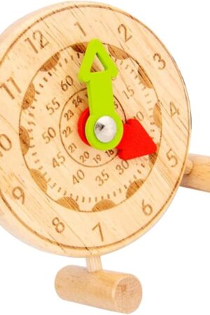 The PRETYZOOM Cognitive Development Toy Boys and Girls Clock Learning Clock Interactive Teaching Aids