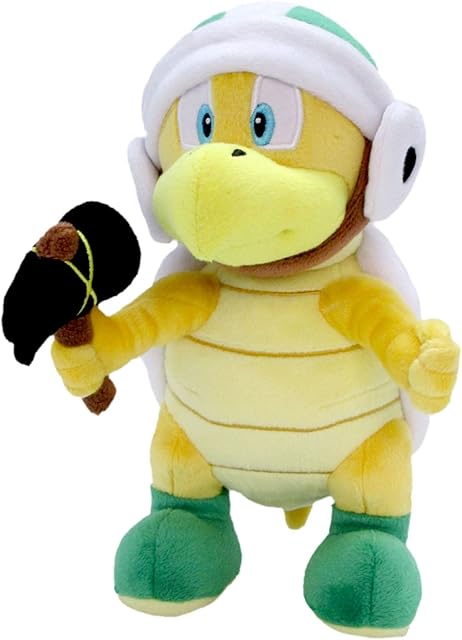 The Sanei Super Mario All Star Collection AC37 Hammer Bros Stuffed Plush, 8.5"