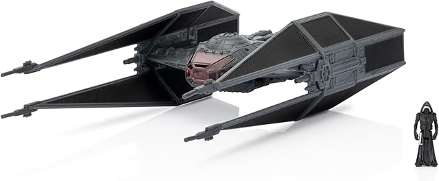 The Star Wars Micro Galaxy Squadron TIE Silencer - 5-Inch Vehicle with 1-Inch Micro Figure Accessory