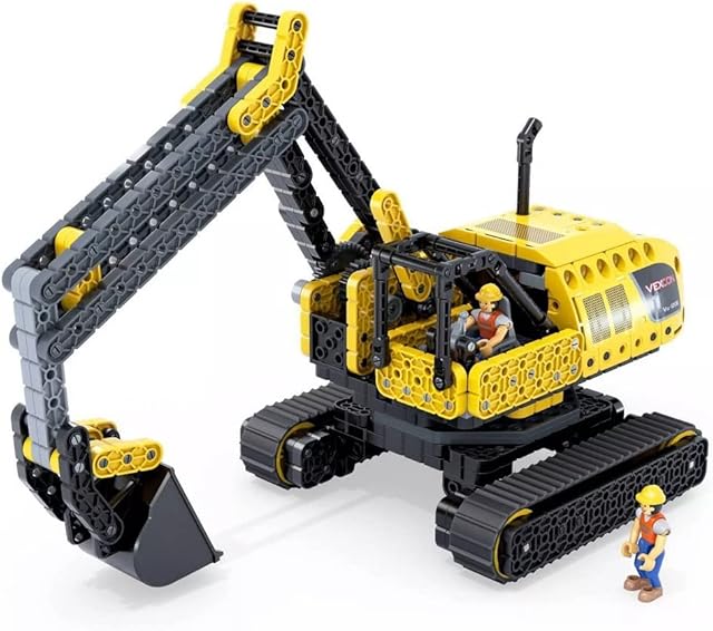 The HEXBUG VEX Robotics Excavator, Buildable Construction Toy, Gift for Boys and Girls Ages 8 and Up
