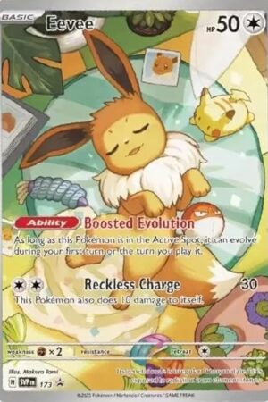 The Pokemon - Eevee SVP 173 – Prismatic Evolutions – Elite Trainer Box Promo - Single Card