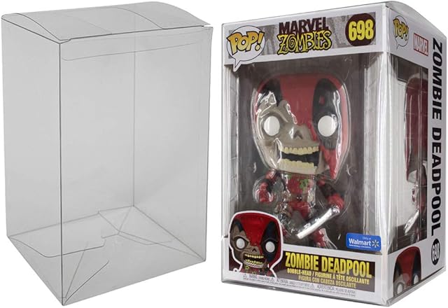 The Plastic Box Protector Cases Compatible With Funko Pop! 10" Inch Vinyl (2 Pack) Clear .50mm Thick