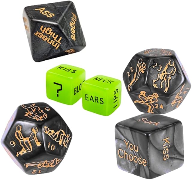 The Date Night Dice Board Party Favor, Fun Night Dating Decision, Date Ideas, Couples Valentine's Day Gifts for Boyfriend Girlfriend, Glow in The Dark Acrylic Material