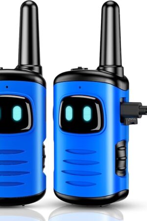 The Rechargeable Kids Walkies Talkies Toys: 2 Pack Kids Walkie Talkies Birthday for 3 4 5 6 7 8 Year Old Boys Toys for 3-5 5-7 Year Old Boy 2 Way Radio Toy Camping Outdoor