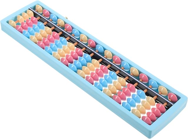 The VICASKY 1pc Professional Abacus for Boys and Girls Section Arithmetic Tool Enhances Math Skills and Memory Portable Educational Bead Counter for Classroom and Home Use