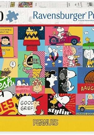 The Ravensburger Peanuts Moments 1000 Piece Jigsaw Puzzle - 12000750 - Handcrafted Tooling, Made in Germany, Every Piece Fits Together Perfectly