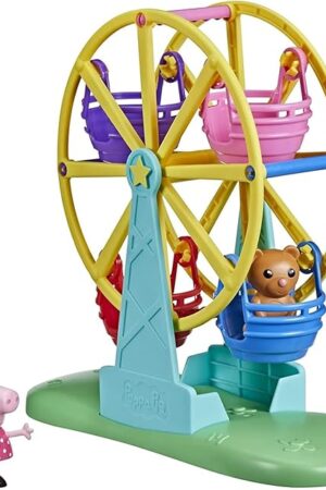 The Peppa Pig Peppa’s Adventures Peppa’s Ferris Wheel Playset Preschool Toy Figure and Accessory for Kids Ages 3 and Up