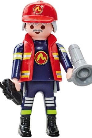 The PLAYMOBIL 6585 Fire Brigade B Captain, Multicolor