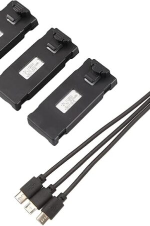 The RC Aircraft Lithium Battery RC Drone Lithium Battery, Short Circuit Easy to Carry Lithium Battery Kit RC Airplane Charging for E88Pro (2600mah)