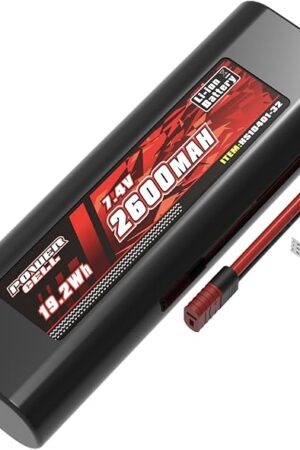 The RC Car Upgrade Accessories, 2S 7.4V 2600mAh Lithium-ion Battery, Spare Parts RC Battery for 1/10 HS10422