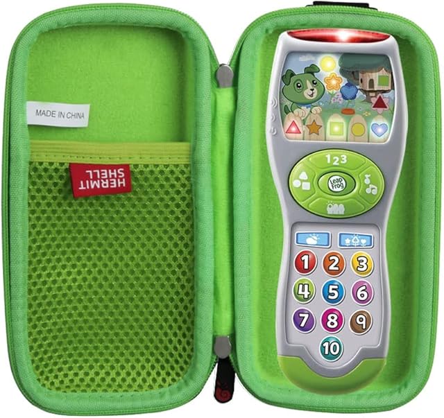 The Hermitshell Hard Travel Case for Leapfrog Scout's Learning Lights Remote (Green)
