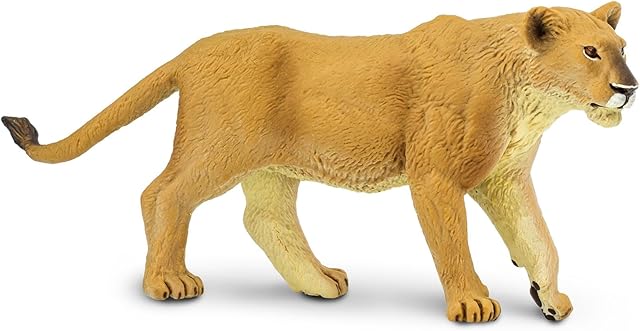 The Safari Ltd. Lioness Figurine - Realistic 6" Wildlife Figure - Educational Toy for Boys, Girls, and Kids Ages 3+