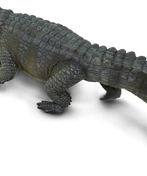 The Safari Ltd. Saltwater Crocodile Figurine - Detailed 12" Plastic Model Figure - Fun Educational Play Toy for Boys, Girls & Kids Ages 18M+