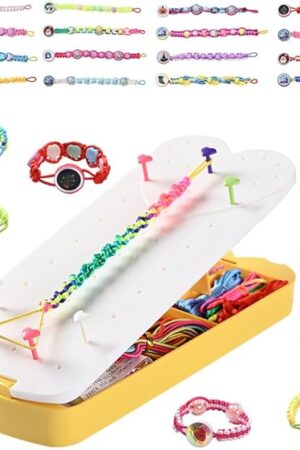 The QDGMXIV Bracelet Making Kit for Girl 7 8 9 10 11 12 Year Old, Arts and Crafts Kid Gifts for Birthday